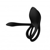 Черное эрекционное виброкольцо Bayek с пультом ДУ - Zalo - в Южно-Сахалинске купить с доставкой