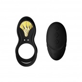 Черное эрекционное виброкольцо Bayek с пультом ДУ - Zalo - в Южно-Сахалинске купить с доставкой