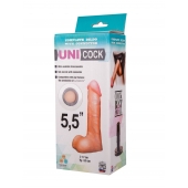 Фаллическая насадка Харнесс UNICOCK 5,5  - 17 см. - LOVETOY (А-Полимер) - купить с доставкой в Южно-Сахалинске