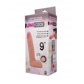 Фаллическая насадка Харнесс UNICOCK 9  - 24 см. - LOVETOY (А-Полимер) - купить с доставкой в Южно-Сахалинске