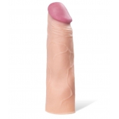 Реалистичная насадка с ярко выраженной головкой - 16,5 см. - A-toys - в Южно-Сахалинске купить с доставкой