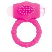 Розовое эрекционное виброкольцо A-toys - A-toys - в Южно-Сахалинске купить с доставкой