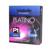 Стимулирующая насадка с усиками и шипиками Platino  Ураган - Sitabella - купить с доставкой в Южно-Сахалинске