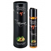 Массажное масло с ароматом экзотических фруктов Huile de Massage Gourmande Fruits Exotiques - 59 мл. - Plaisir Secret - купить с доставкой в Южно-Сахалинске