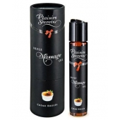 Массажное масло с ароматом крем брюле Huile de Massage Gourmande Creme Brulée - 59 мл. - Plaisir Secret - купить с доставкой в Южно-Сахалинске