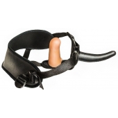 Женский страпон с вагинальной пробкой Woman Strap - 12 см. - LOVETOY (А-Полимер) - купить с доставкой в Южно-Сахалинске