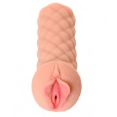 Телесный мастурбатор-вагина Elegance с двойным слоем - KOKOS - в Южно-Сахалинске купить с доставкой