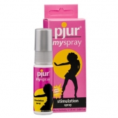 Возбуждающий женский спрей pjur MYSPRAY - 20 мл. - Pjur - купить с доставкой в Южно-Сахалинске