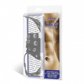 Утяжка на пенис и мошонку Cock Ring With 1.5  Ball Stretcher And Optional Weight Ring - BlueLine - купить с доставкой в Южно-Сахалинске