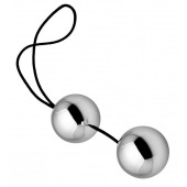 Серебристые вагинальные шарики Benwa Balls - XR Brands