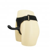 Страпон с изогнутой головкой Ultra Harness Curvy Dildo - 15,8 см. - Baile - купить с доставкой в Южно-Сахалинске