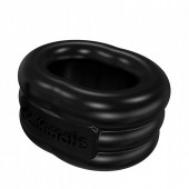 Чёрное эрекционное виброкольцо Stretch - Bathmate - в Южно-Сахалинске купить с доставкой