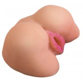 Малая вибровагина с одним любовным тоннелем - LOVETOY (А-Полимер) - в Южно-Сахалинске купить с доставкой