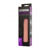 Насадка-удлинитель Extension sleeve телесного цвета - 18,5 см. - Sitabella - в Южно-Сахалинске купить с доставкой