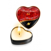 Массажная свеча с ароматом ванили Bougie Massage Candle - 35 мл. - Plaisir Secret - купить с доставкой в Южно-Сахалинске