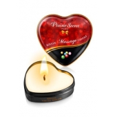 Массажная свеча с ароматом бубль-гума Bougie Massage Candle - 35 мл. - Plaisir Secret - купить с доставкой в Южно-Сахалинске