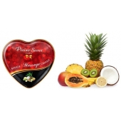 Массажная свеча с ароматом экзотических фруктов Bougie Massage Candle - 35 мл. - Plaisir Secret - купить с доставкой в Южно-Сахалинске