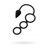 Тройное эрекционное кольцо с анальным хвостом Drop S-size - Erotist Adult Toys - в Южно-Сахалинске купить с доставкой