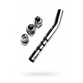 Металлический анальный душ с тремя насадками - ToyFa - купить с доставкой в Южно-Сахалинске