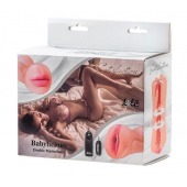 Двусторонний мастурбатор с вибропулей Satisfaction Babylicious - Lola Games - в Южно-Сахалинске купить с доставкой