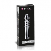 Ребристый фаллоимитатор для электростимуляции Funky Fella Rill Dildo - 13 см. - MyStim - купить с доставкой в Южно-Сахалинске