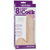 Ультрареалистичная насадка для трусиков Vac-U-Lock 8  ULTRASKYN Cock - 20,57 см. - Doc Johnson - купить с доставкой в Южно-Сахалинске