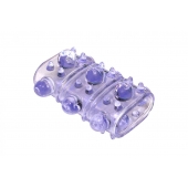 Фиолетовая насадка на пенис Rings Armour - Lola Games - в Южно-Сахалинске купить с доставкой