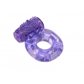 Фиолетовое эрекционное кольцо с вибрацией Rings Axle-pin - Lola Games - в Южно-Сахалинске купить с доставкой