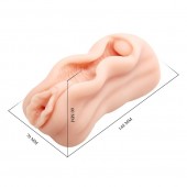 Реалистичная вагина-мастурбатор с необычным дизайном - Baile - в Южно-Сахалинске купить с доставкой