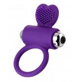 Фиолетовое виброкольцо с ресничками JOS PERY - JOS - в Южно-Сахалинске купить с доставкой