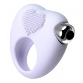 Белое виброкольцо для продления полового акта JOS MOYS - JOS - в Южно-Сахалинске купить с доставкой