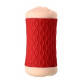 Двухсторонний мастурбатор JOS  NADIN в красном цилиндре - JOS - в Южно-Сахалинске купить с доставкой