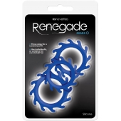 Набор из 3 синих эрекционных колец Renegade Gears - NS Novelties - в Южно-Сахалинске купить с доставкой