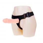 Телесный фаллоимитатор на трусиках Jessica Strap-On - 15,5 см. - Baile - купить с доставкой в Южно-Сахалинске