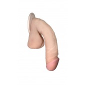 Сувенирный фаллос на присоске 03 - 17 см. - LOVETOY (А-Полимер) - купить с доставкой в Южно-Сахалинске