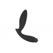 Чёрный вибростимулятор простаты Sex Expert Vibe Pleasure - Sex Expert - в Южно-Сахалинске купить с доставкой