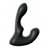 Черный анальный вибростимулятор P-Spot Milker - 14 см. - Pipedream - в Южно-Сахалинске купить с доставкой