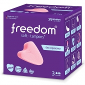 Женские гигиенические тампоны без веревочки FREEDOM normal - 3 шт. - Freedom - купить с доставкой в Южно-Сахалинске