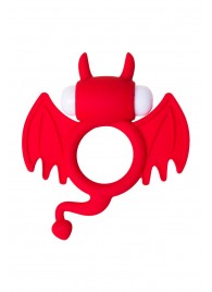 Красное эрекционное кольцо на пенис JOS COCKY DEVIL - JOS - в Южно-Сахалинске купить с доставкой