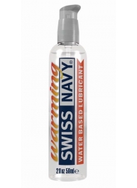 Разогревающий лубрикант на водной основе Swiss Navy Warming Lube - 59 мл. - Swiss navy - купить с доставкой в Южно-Сахалинске