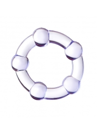 Фиолетовое эрекционное кольцо A-Toys - A-toys - в Южно-Сахалинске купить с доставкой