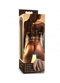 Коричневый мастубратор-вагина Nicole s Kitty - Blush Novelties - в Южно-Сахалинске купить с доставкой
