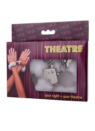 Наручники с белой меховой опушкой - ToyFa - купить с доставкой в Южно-Сахалинске