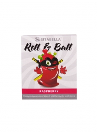 Стимулирующий презерватив-насадка Roll   Ball Raspberry - Sitabella - купить с доставкой в Южно-Сахалинске