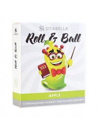 Стимулирующий презерватив-насадка Roll   Ball Apple - Sitabella - купить с доставкой в Южно-Сахалинске