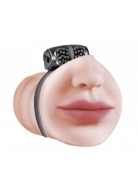 Мастурбатор-ротик с виброкольцом Satisfaction Beloved - Lola Games - в Южно-Сахалинске купить с доставкой