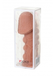 Насадка на фаллос с пузыриками, венками и ребристостью KOKOS Extreme Sleeve 09 - 12,7 см. - KOKOS - в Южно-Сахалинске купить с доставкой