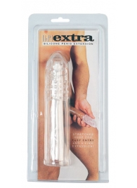 Насадка-удлинитель из прозрачного силикона LIDL EXTRA SILICONE PENIS EXTENSION - Seven Creations - в Южно-Сахалинске купить с доставкой