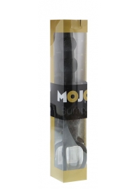 Черная ёлочка-насадка для двойного проникновения Mojo Bumpy - 15 см. - Seven Creations - в Южно-Сахалинске купить с доставкой