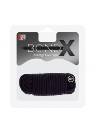 Черная веревка для связывания BONDX LOVE ROPE - 10 м. - Dream Toys - купить с доставкой в Южно-Сахалинске